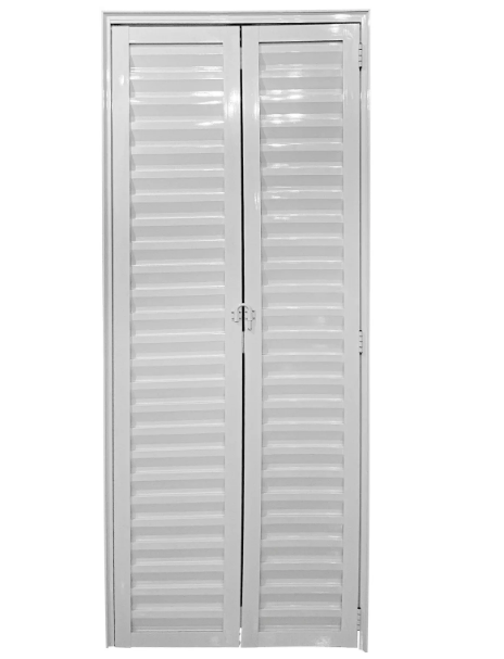 PORTA SANFONADA DE ALUMÍNIO