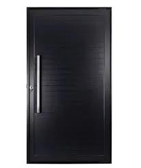 Porta pivotante preta