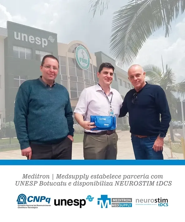 Meditron | Medsupply estabelece parceria com UNESP Botucatu e disponibilza Neurostim tDCS!