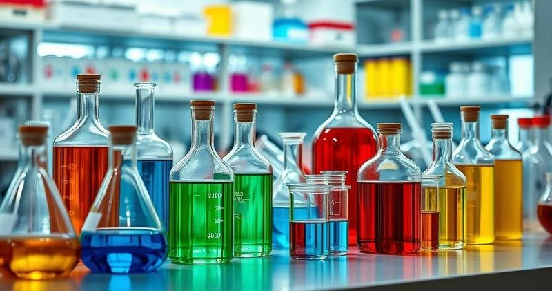Produtos químicos para laboratório